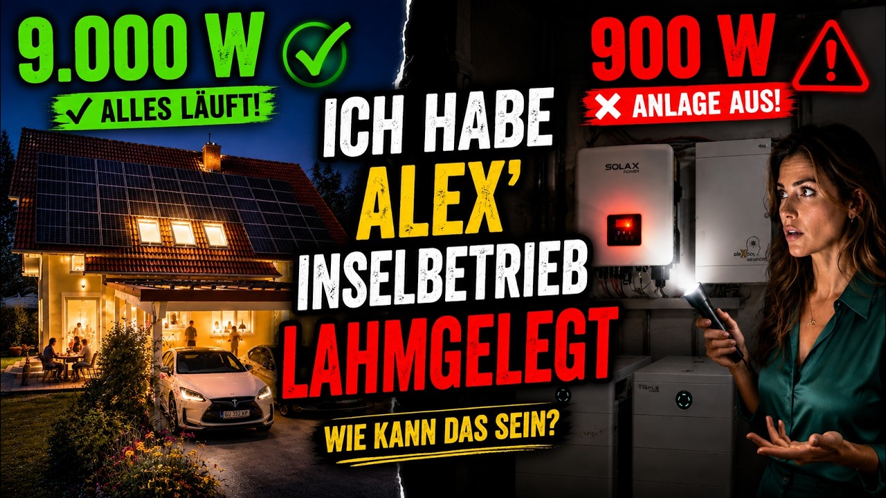 Das absurdeste Inselbetriebs-Problem beim Solax X3 G4