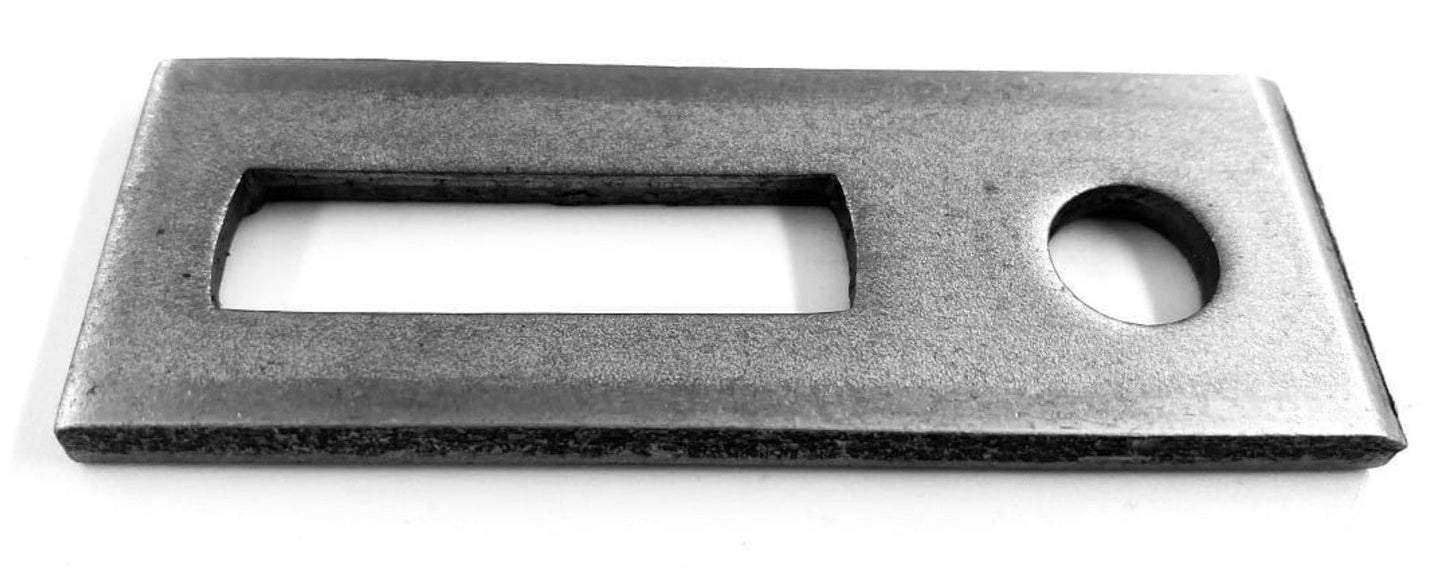 Montageadapter - Flachwinkel 80 mm x 30 mm x 4 mm / M12