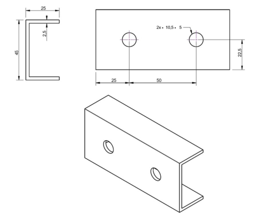 Profilverbinder L.:100