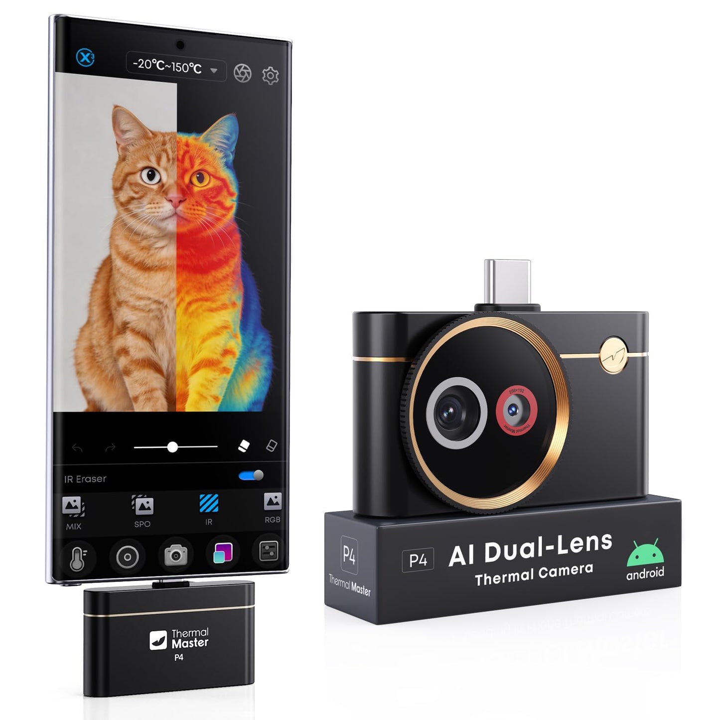 Wärmebildkamera für Android Thermal Master P4