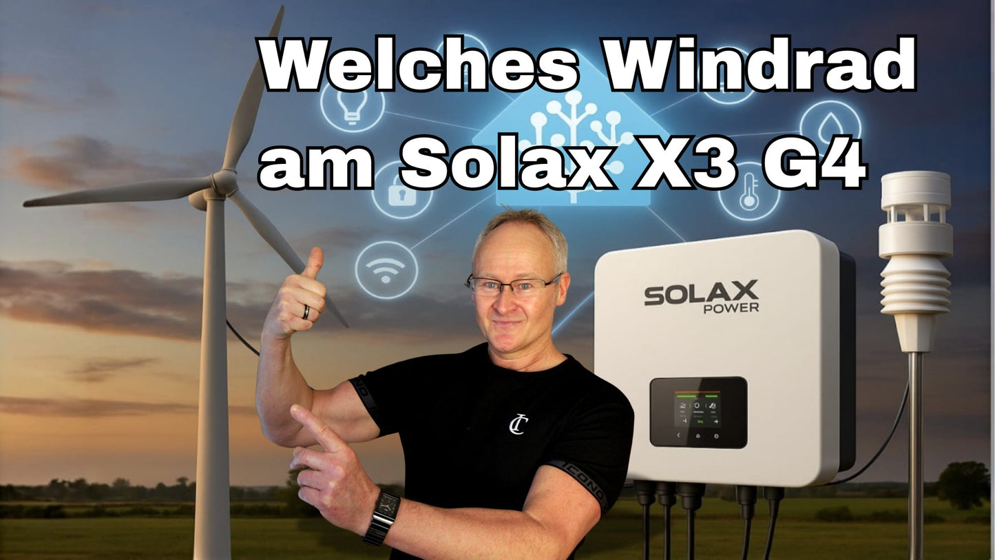 Welches Windrad für den Solax X3? 👉 Die Ecowitt Wetterdaten sagen es dir!