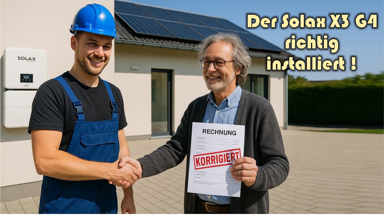 Notstrom ohne Aufpreis ! So geht's mit dem Solax X3 G4 richtig!