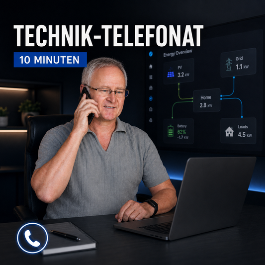 Technik-Telefonat mit Alex – 10 Minuten